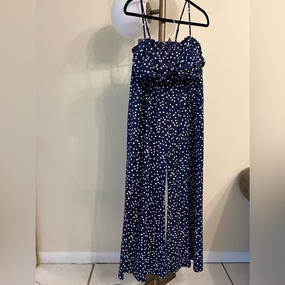 FREE PEOPLE SET |Polka dot One Bette Set - Bra Too and Ultra Wide Legged Pants - Picture 10 of 13